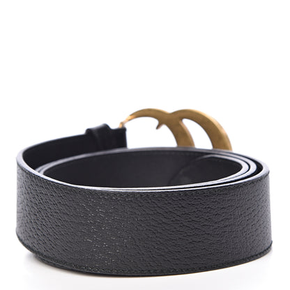 Gucci Textured Calfskin Double G 40mm Belt 90 36 Black 3 of 7