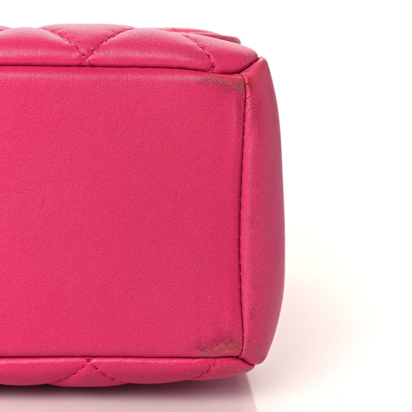 Lambskin Quilted Medium Mademoiselle Chic Flap Pink