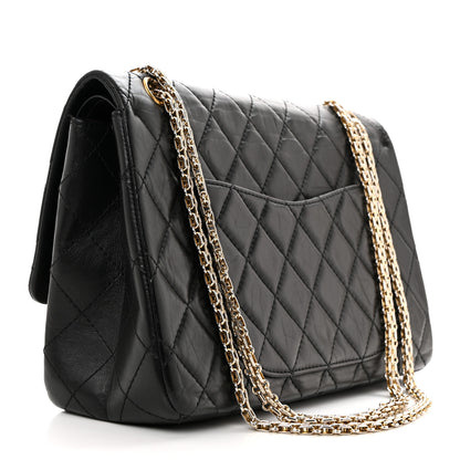 Chanel Aged Calfskin Quilted 2.55 Reissue 227 Flap Black 2 of 14