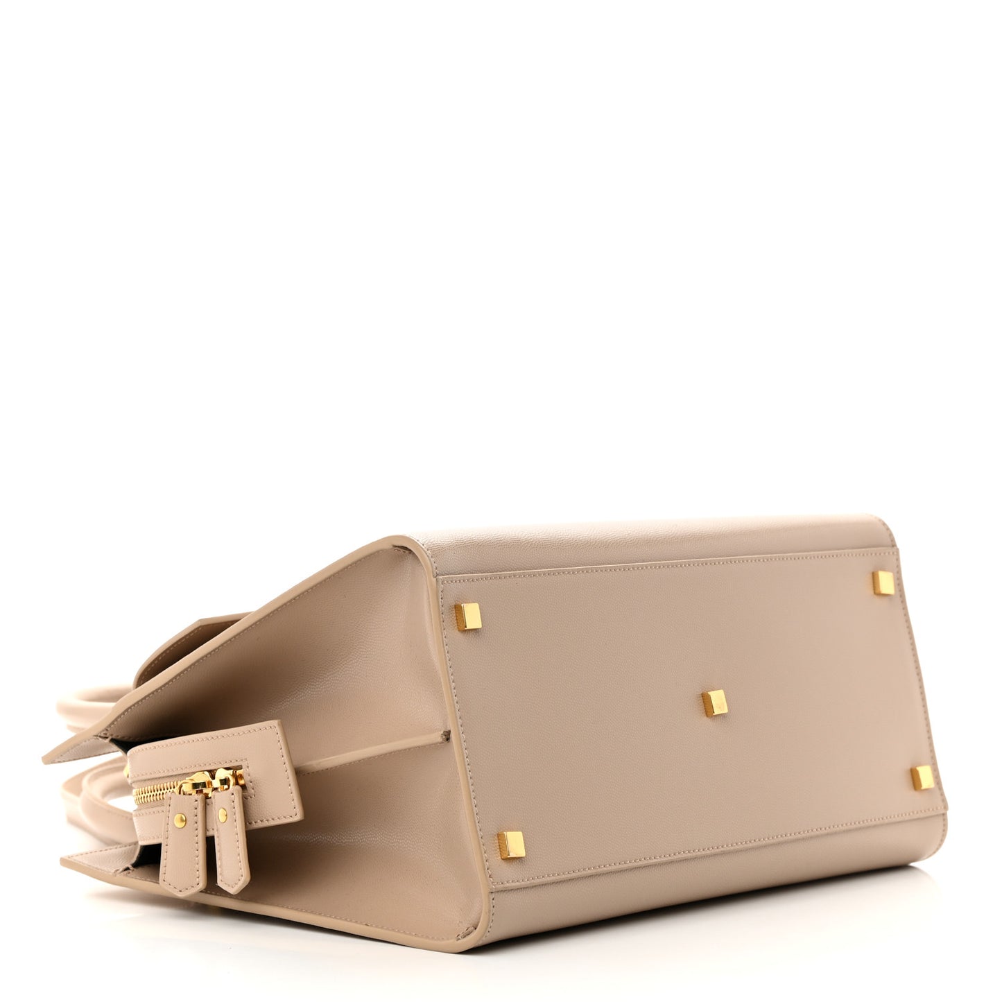Grain De Poudre Medium Uptown Tote Dark Beige