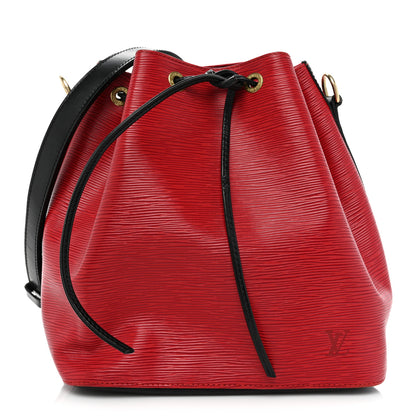 Louis Vuitton Epi Petit Noe Red Black 1 of 15