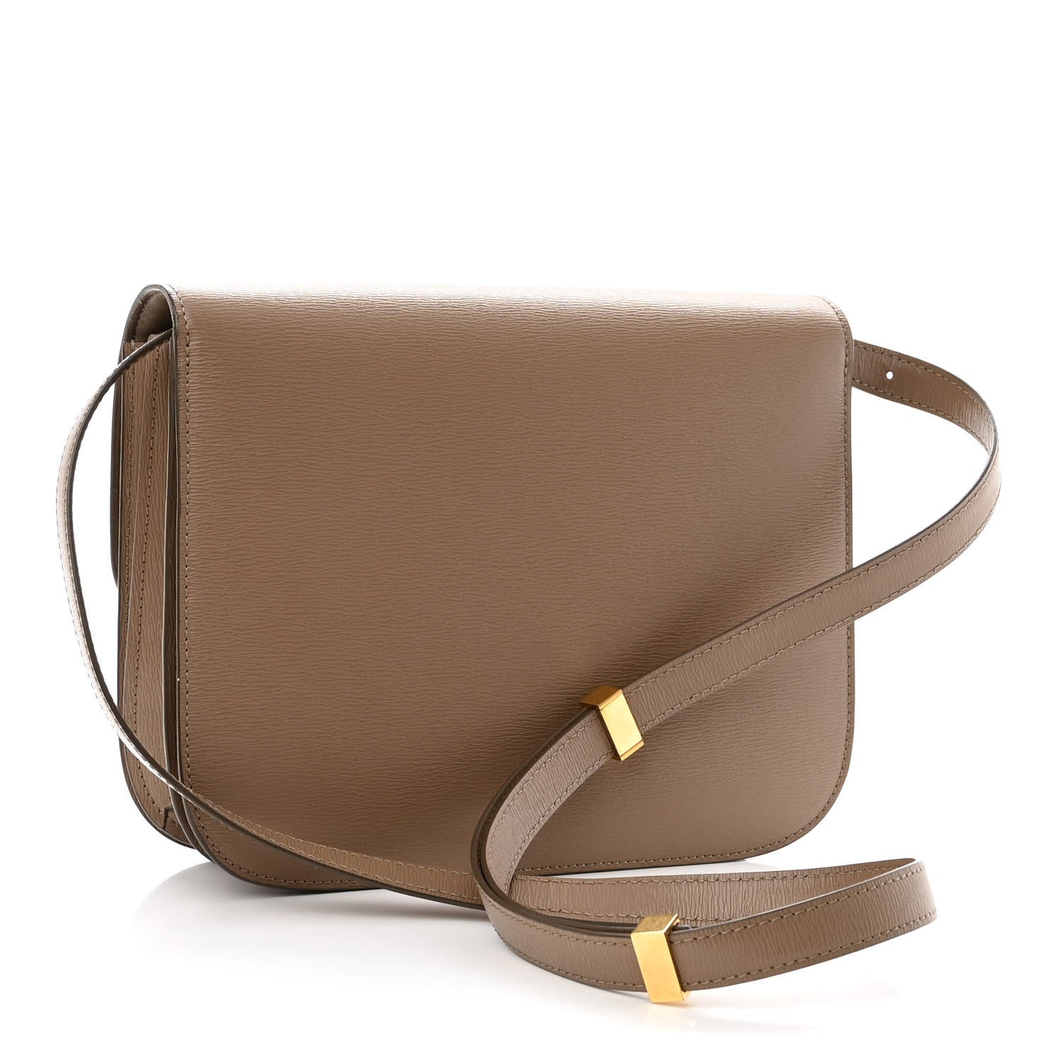 Celine Liege Calfskin Medium Classic Box Flap Bag Taupe 3 of 10