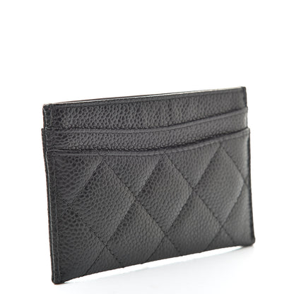 Chanel Caviar Quilted Card Holder Black 3 of 9