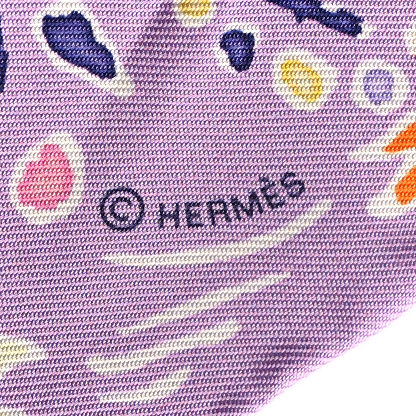 Silk Isola Di Primavera Twilly Lilas Orange Jaune