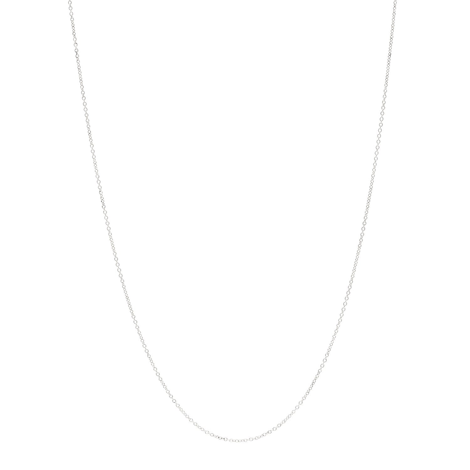 Tiffany Sterling Silver Chain Necklace 18" 1 of 4