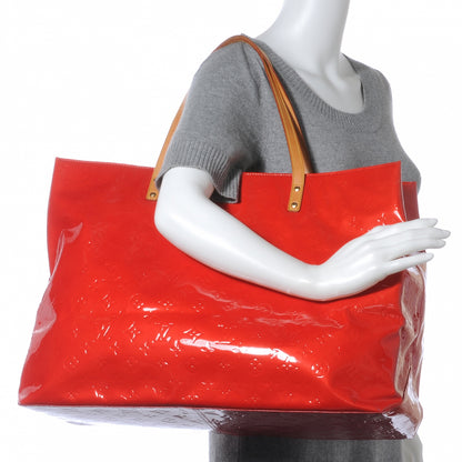 Louis Vuitton Vernis Reade GM Rouge 2 of 7
