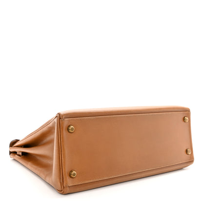 Hermes Courchevel Kelly Retourne 32 Gold 4 of 22