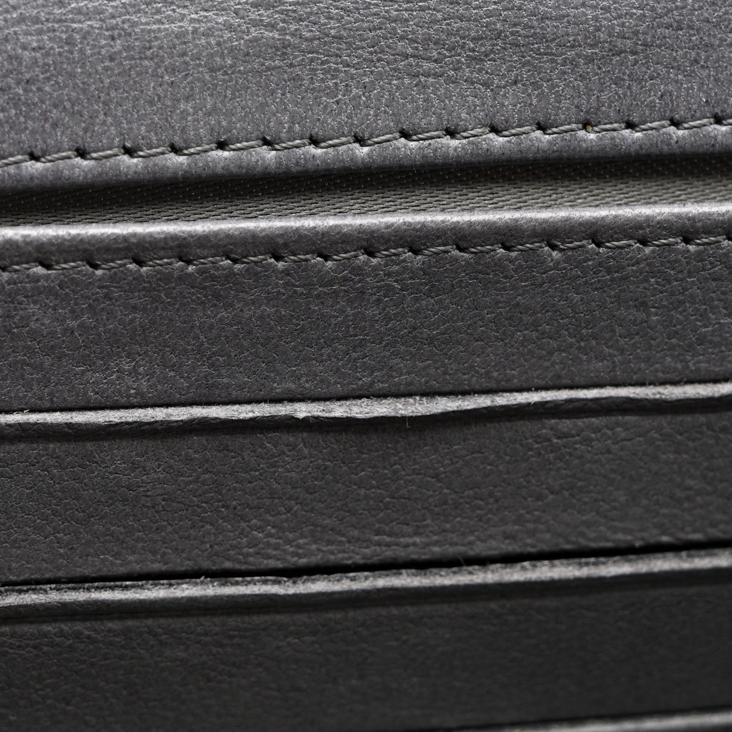 Chanel Lambskin Camellia Embossed Medium Wallet Grey 9 of 11