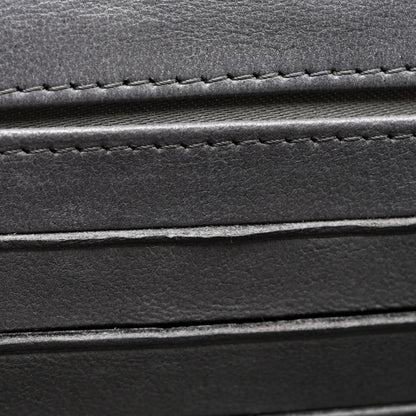 Chanel Lambskin Camellia Embossed Medium Wallet Grey 9 of 11