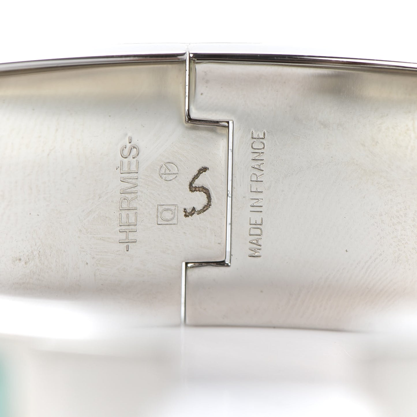 Enamel Wide Clic Clac H Bracelet GM Lagon