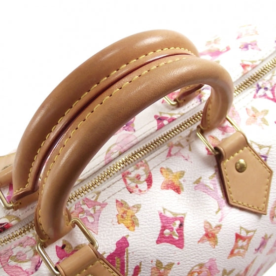 Louis Vuitton Watercolor Aquarelle Speedy 35 White 6 of 8
