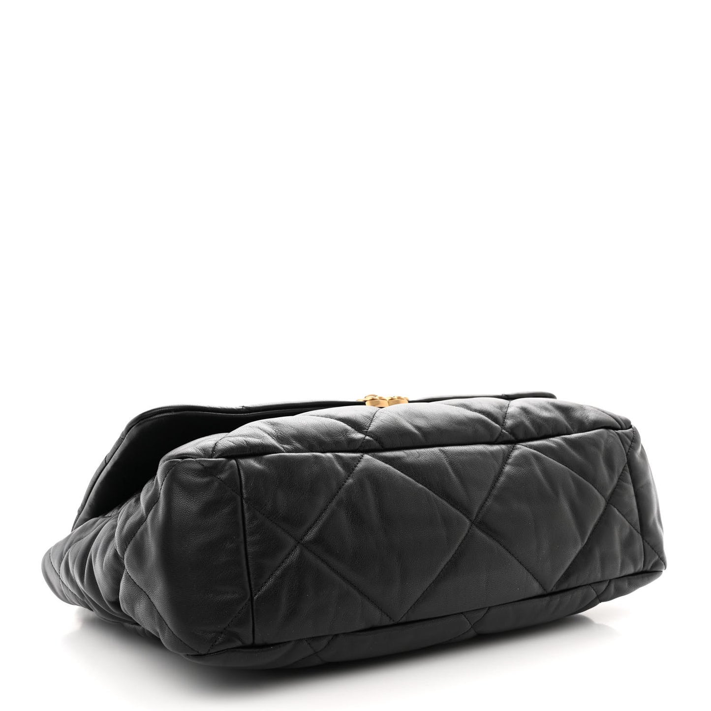 Lambskin Quilted Maxi Chanel 19 Flap Black