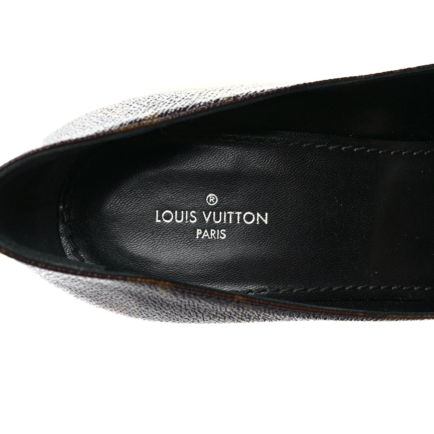 Louis Vuitton Monogram Cherie Pumps 37 Black 9 of 10