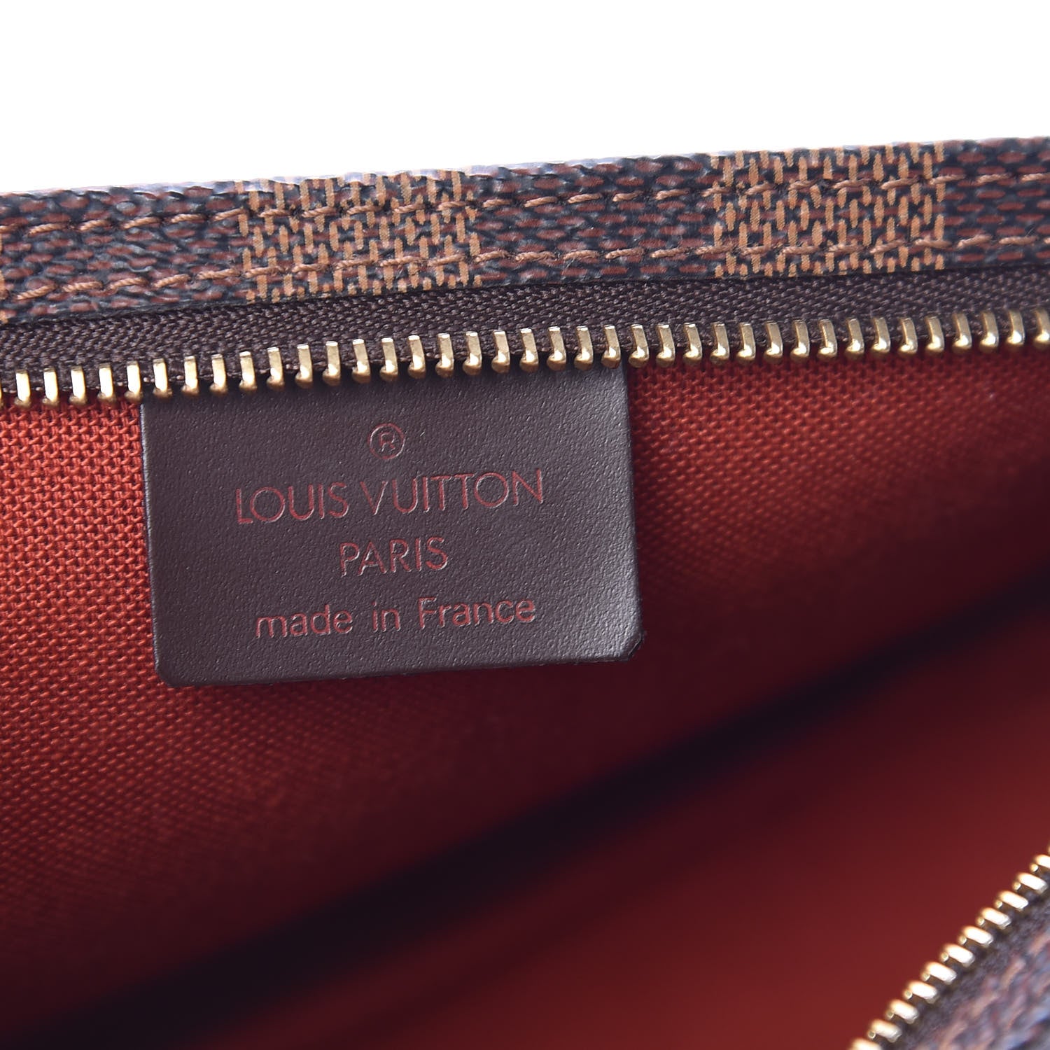 Louis Vuitton Damier Ebene Navona Pochette Accessories 6 of 10