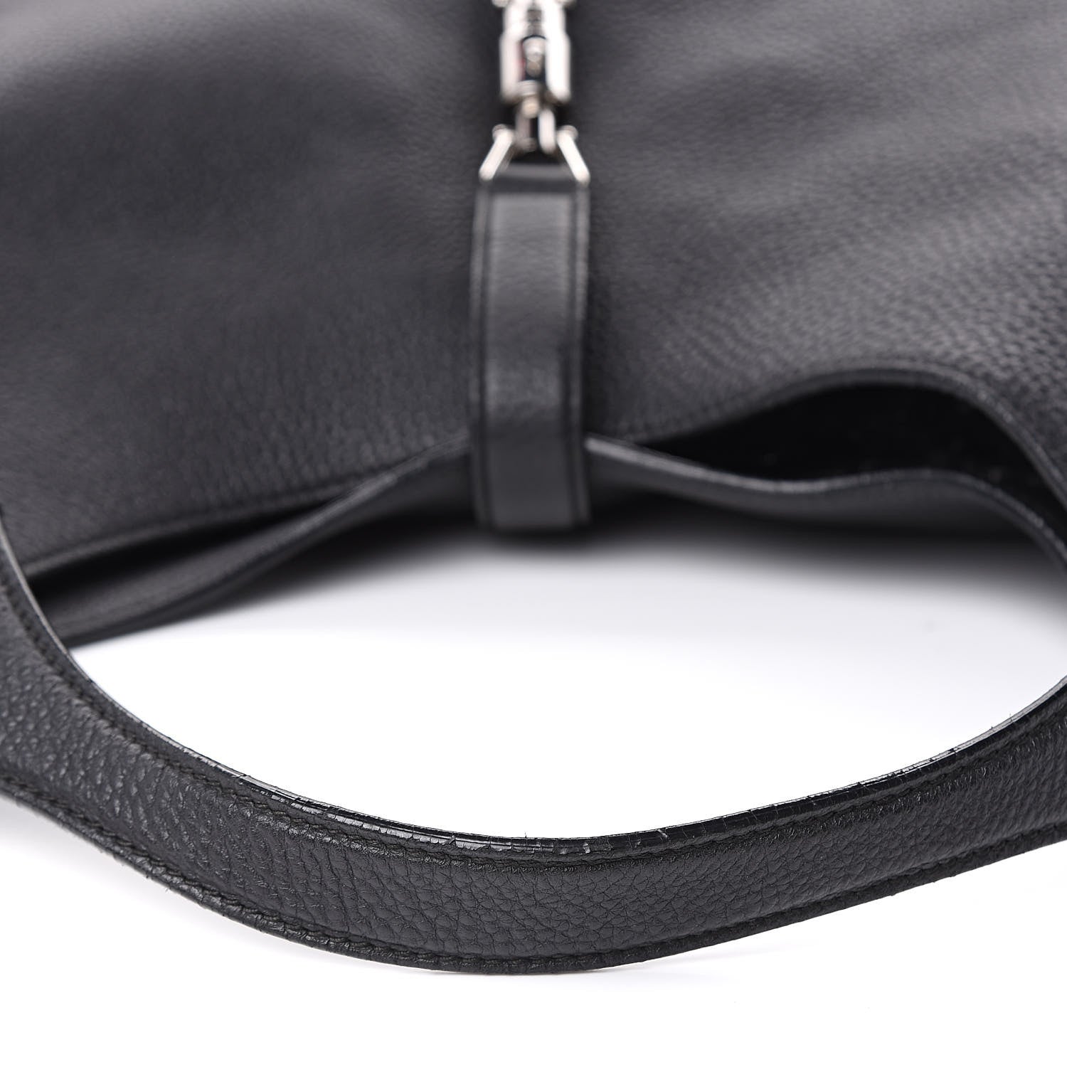Gucci Soft Grained Calfskin Large Jackie Hobo Black 10 of 13