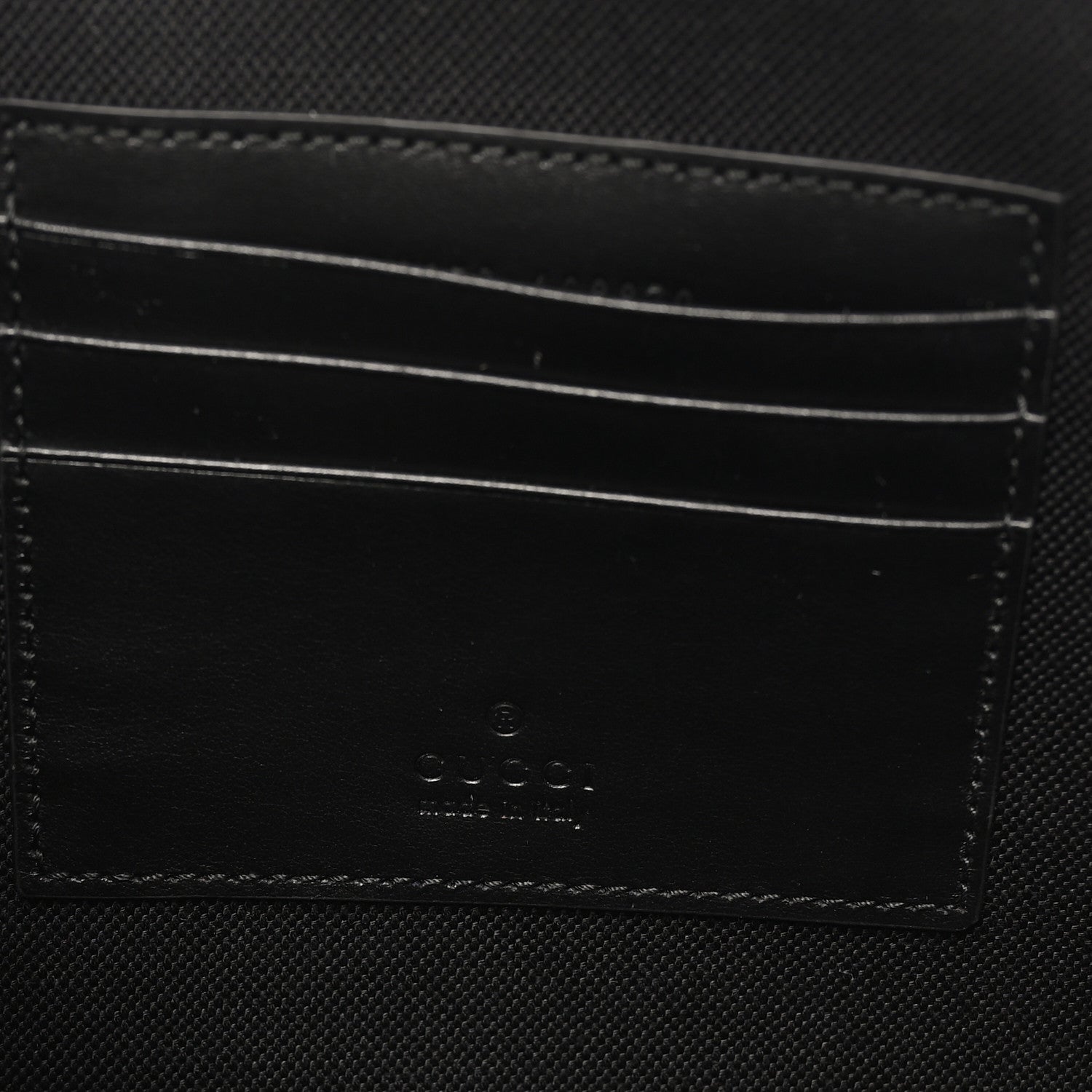 Gucci GG Supreme Monogram Web Small Shoulder Bag Black Grey 7 of 11