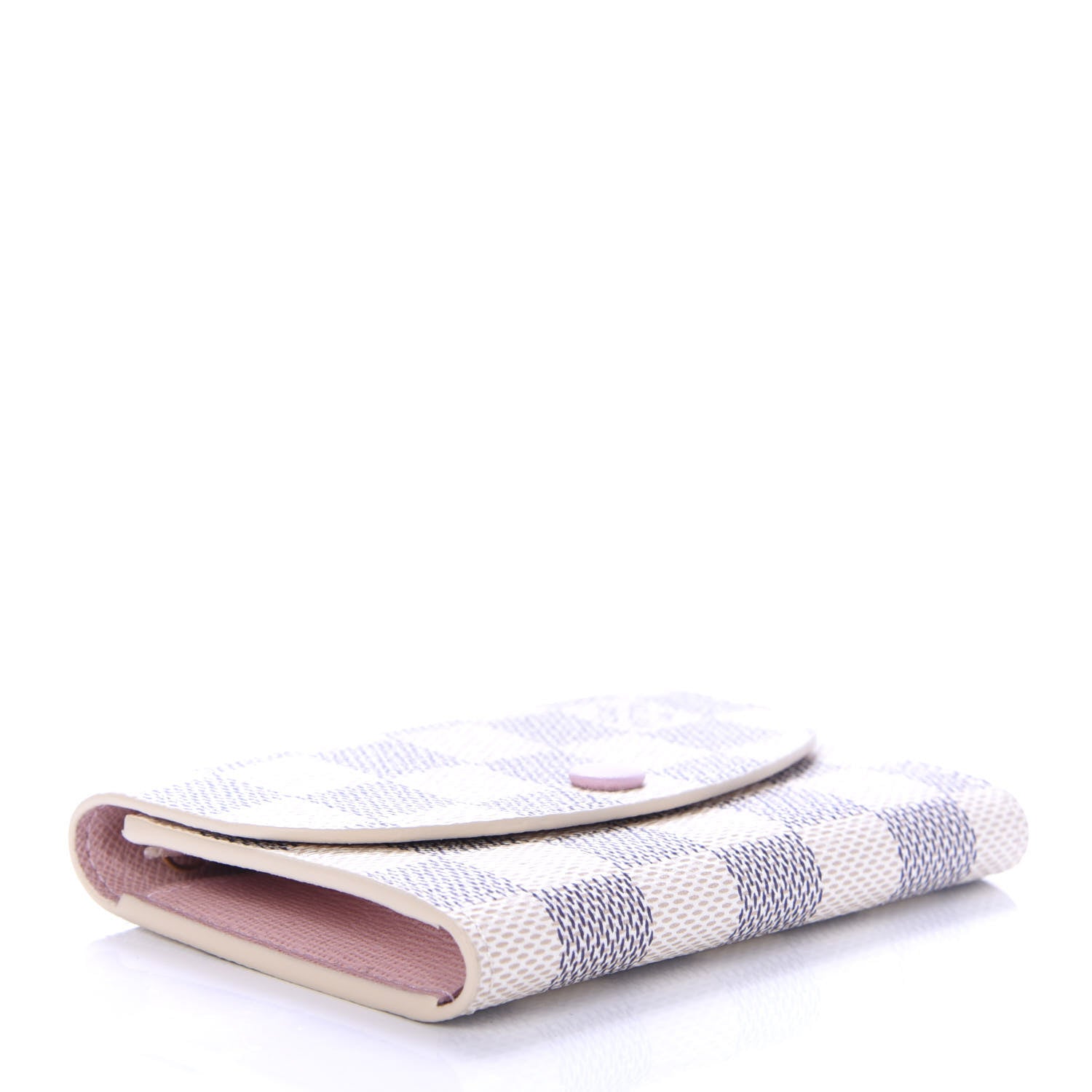Louis Vuitton Damier Azur Rosalie Coin Purse Rose Ballerine 4 of 8