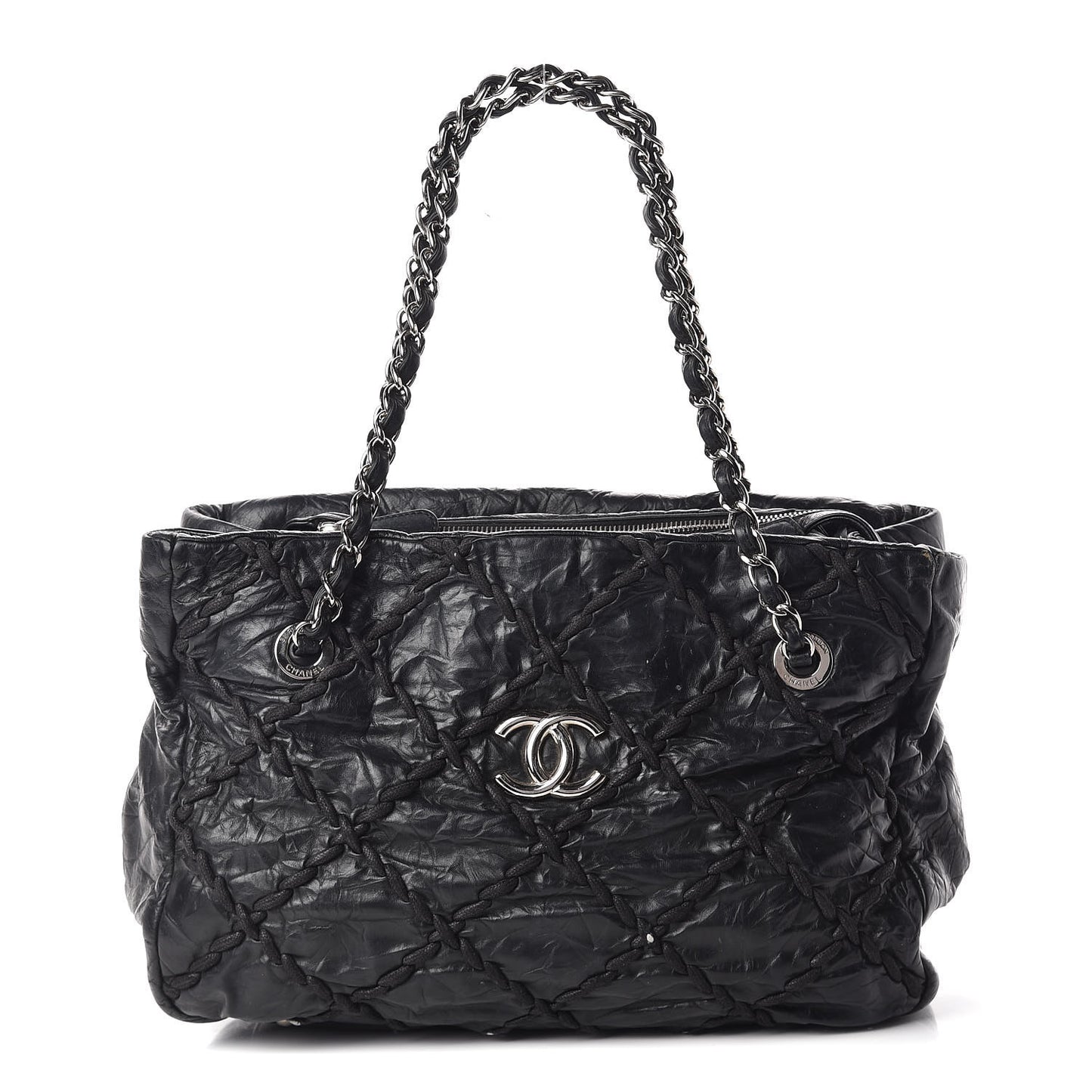 Calfskin Ultra Stitch Tote Black