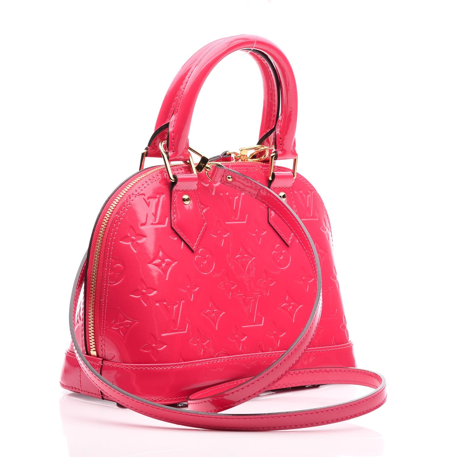 Louis Vuitton Vernis Alma BB Hot Pink 3 of 8