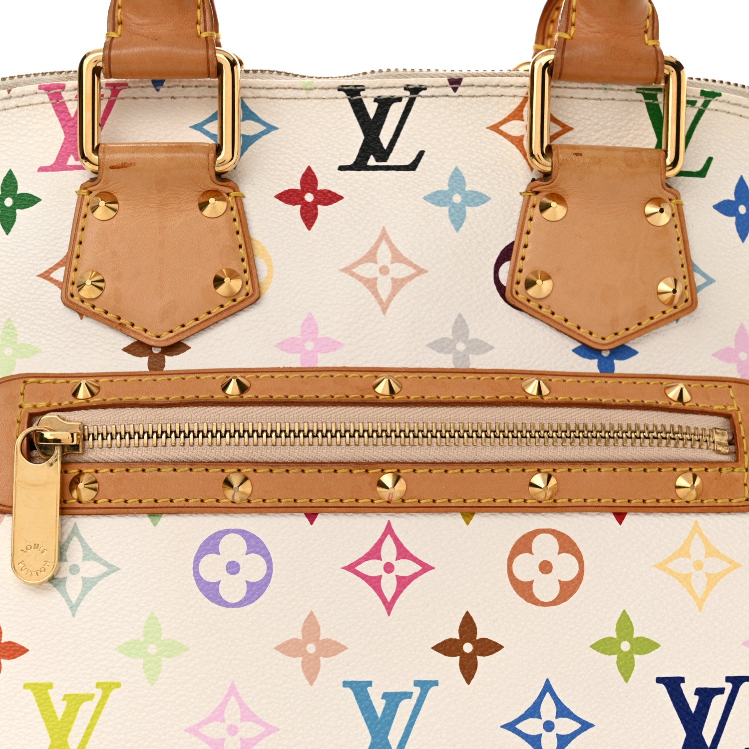 Louis Vuitton Monogram Multicolor Alma White 8 of 17