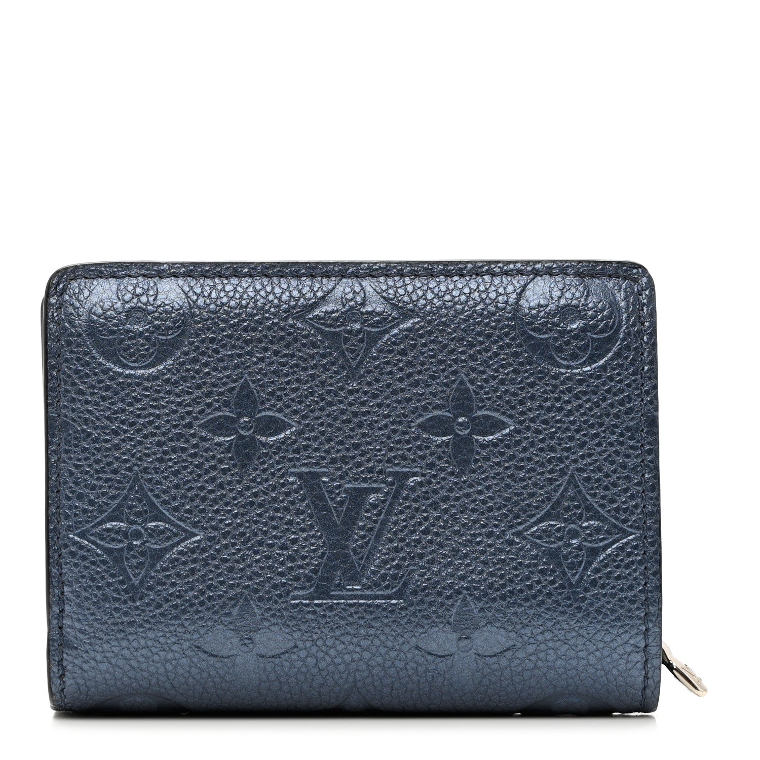 Louis Vuitton Metallic Empreinte Clea Wallet Navy Nacre 1 of 6