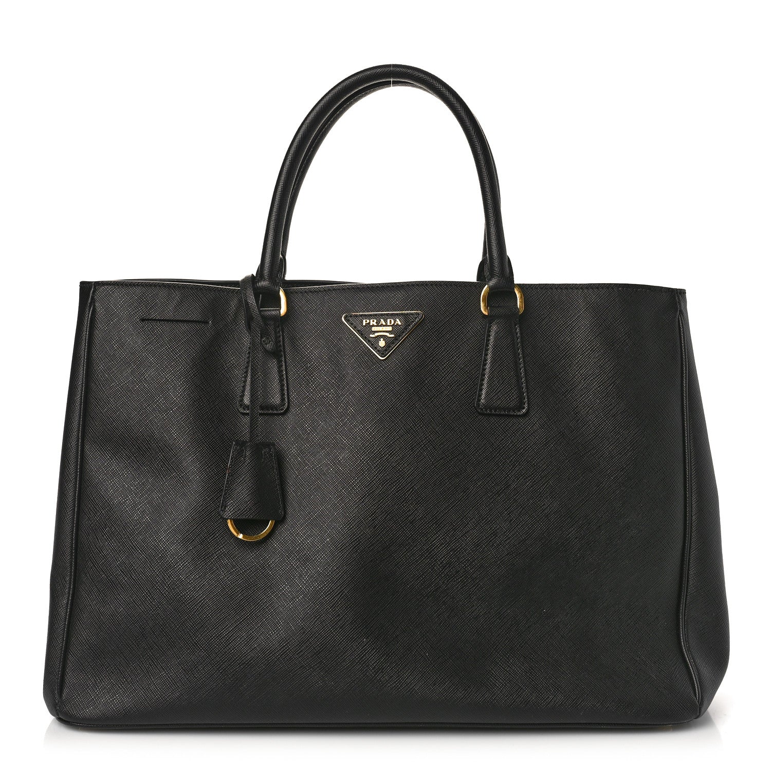 Prada Saffiano Lux Large Tote Black 1 of 8