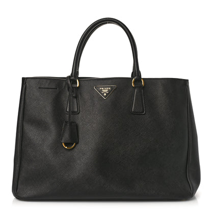 Prada Saffiano Lux Large Tote Black 1 of 8