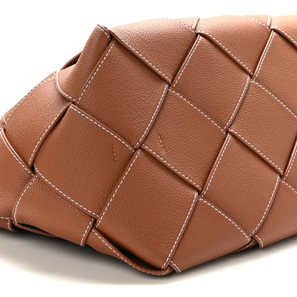 Loewe Soft Grained Calfskin Woven Basket Bag Tan 7 of 8