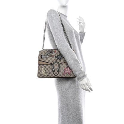Gucci GG Supreme Monogram Shooting Star Embroidered Medium Dionysus Shoulder Bag Beige 2 of 12