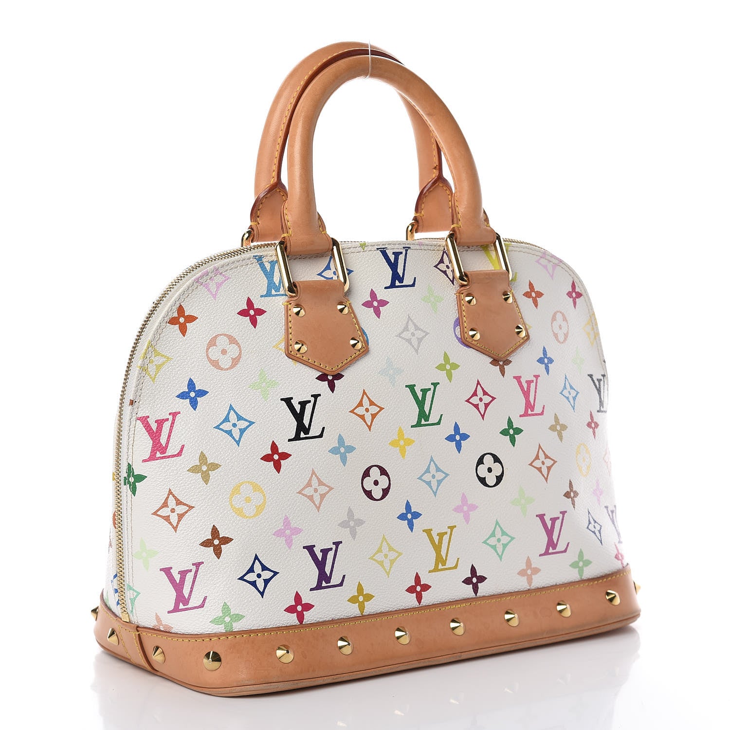 Louis Vuitton Monogram Multicolor Alma White 3 of 24