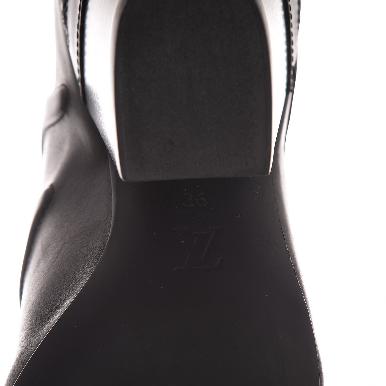 Louis Vuitton Calfskin Monogram Fireball Ankle Boots 36 Black 6 of 8