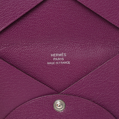 Hermes Chevre Mysore Calvi Card Case Anemone 6 of 8