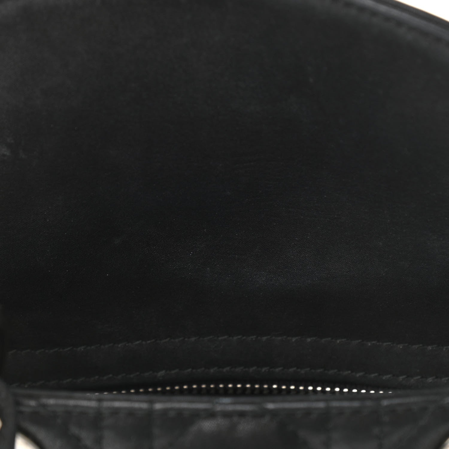 Christian Dior Metallic Calfskin Cannage Mini Lady Dior Black 10 of 11