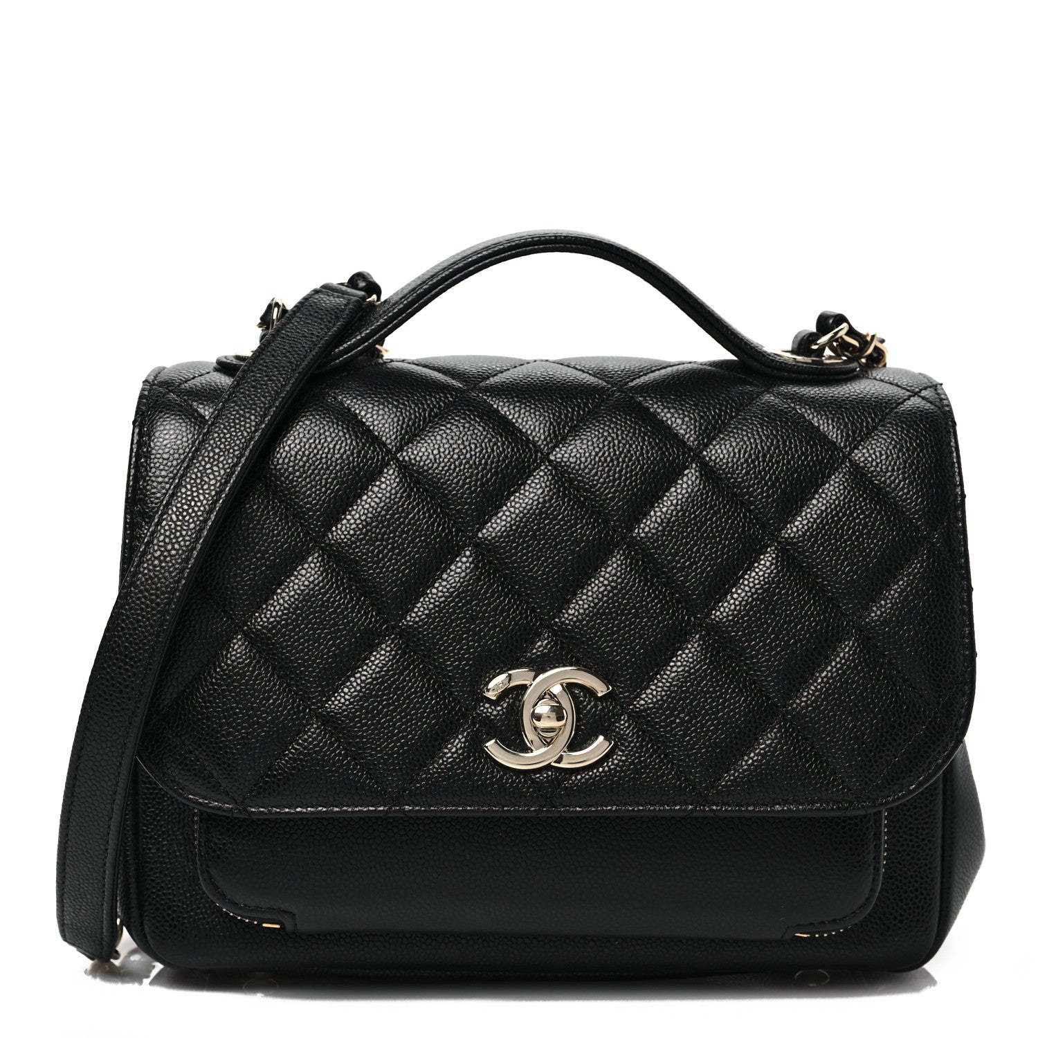 Chanel Caviar Quilted Medium Business Affinity Flap Black 1 of 8