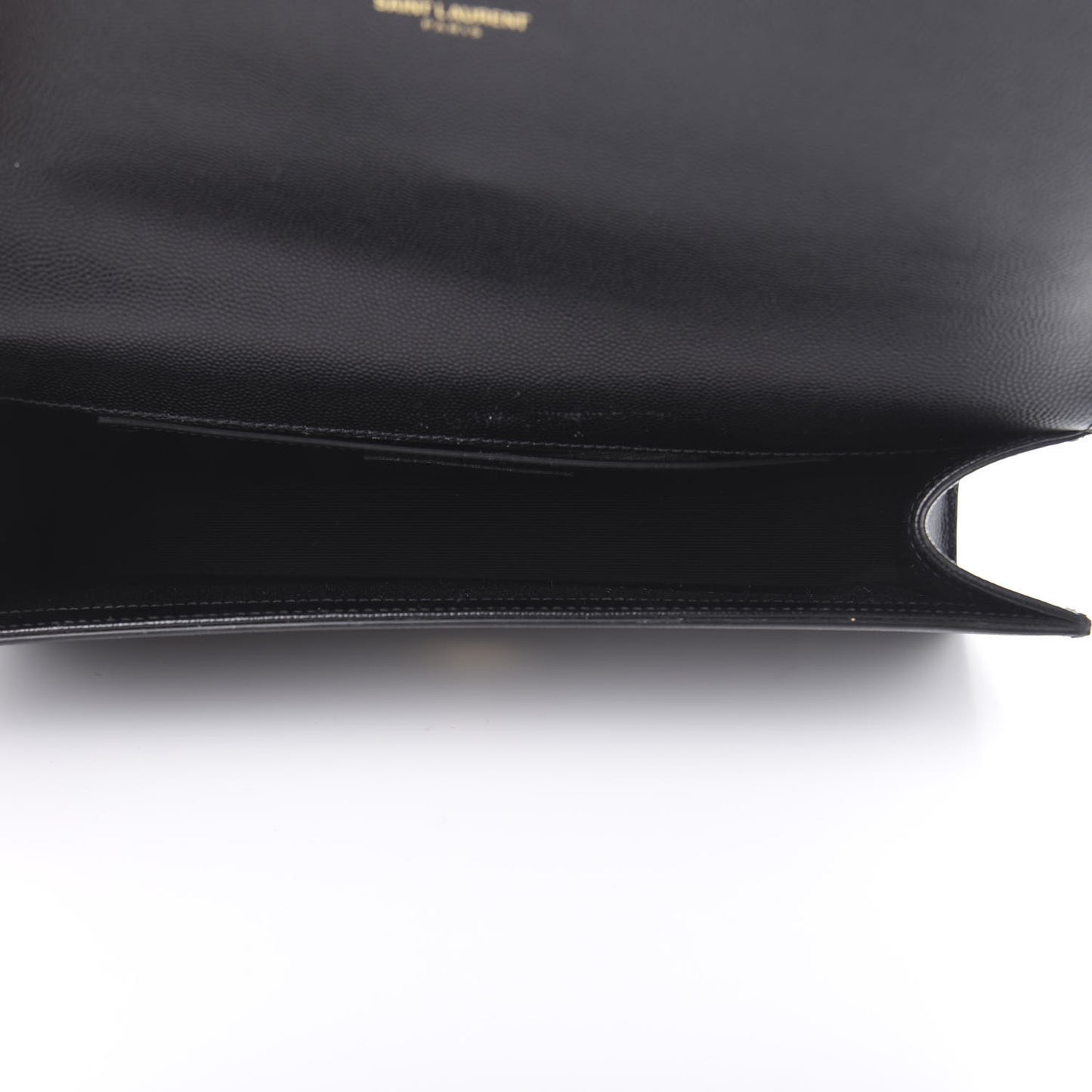 Grain De Poudre Monogram Cassandre Clutch Black