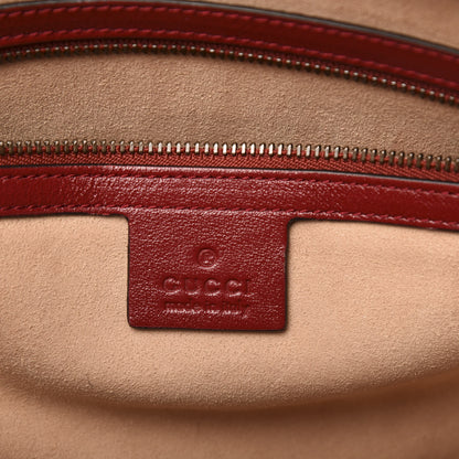 Gucci Azalea Calfskin Matelasse Medium GG Marmont Slim Tote Romantic Cerise 8 of 12