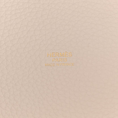 Hermes Taurillon Clemence Picotin Lock 18 PM Gris Perle 6 of 11