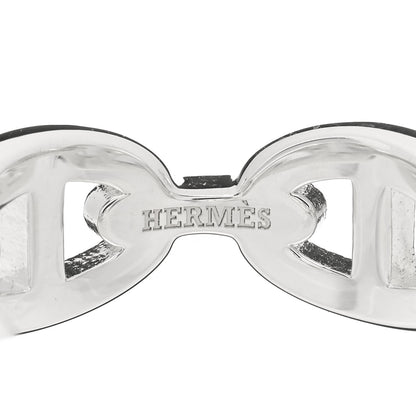 Hermes Sterling Silver PM Chaine d'Ancre Enchainee Band Ring 58 8.25 4 of 5