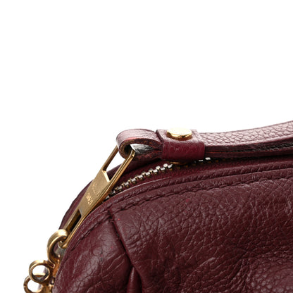 Louis Vuitton Empreinte Monogram Speedy Bandouliere 25 Wine 12 of 13