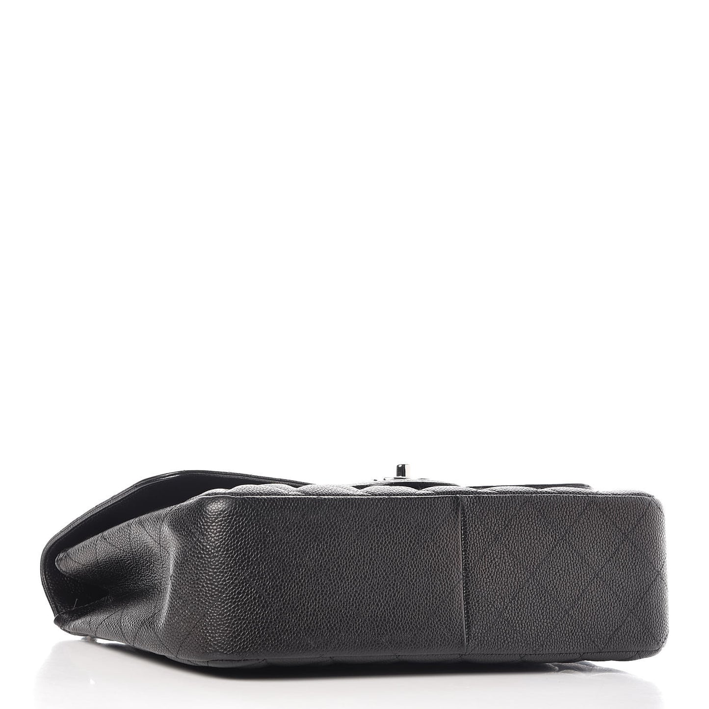 Caviar Quilted Jumbo Single Flap Black