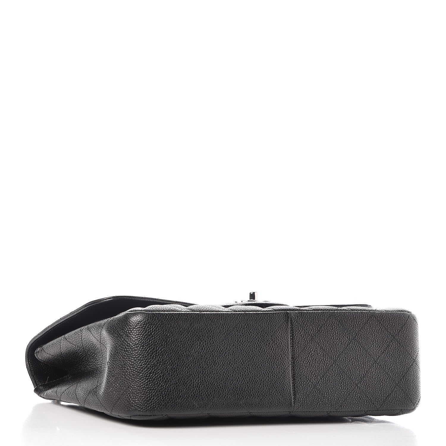 Chanel Caviar Quilted Jumbo Single Flap Black 4 of 11