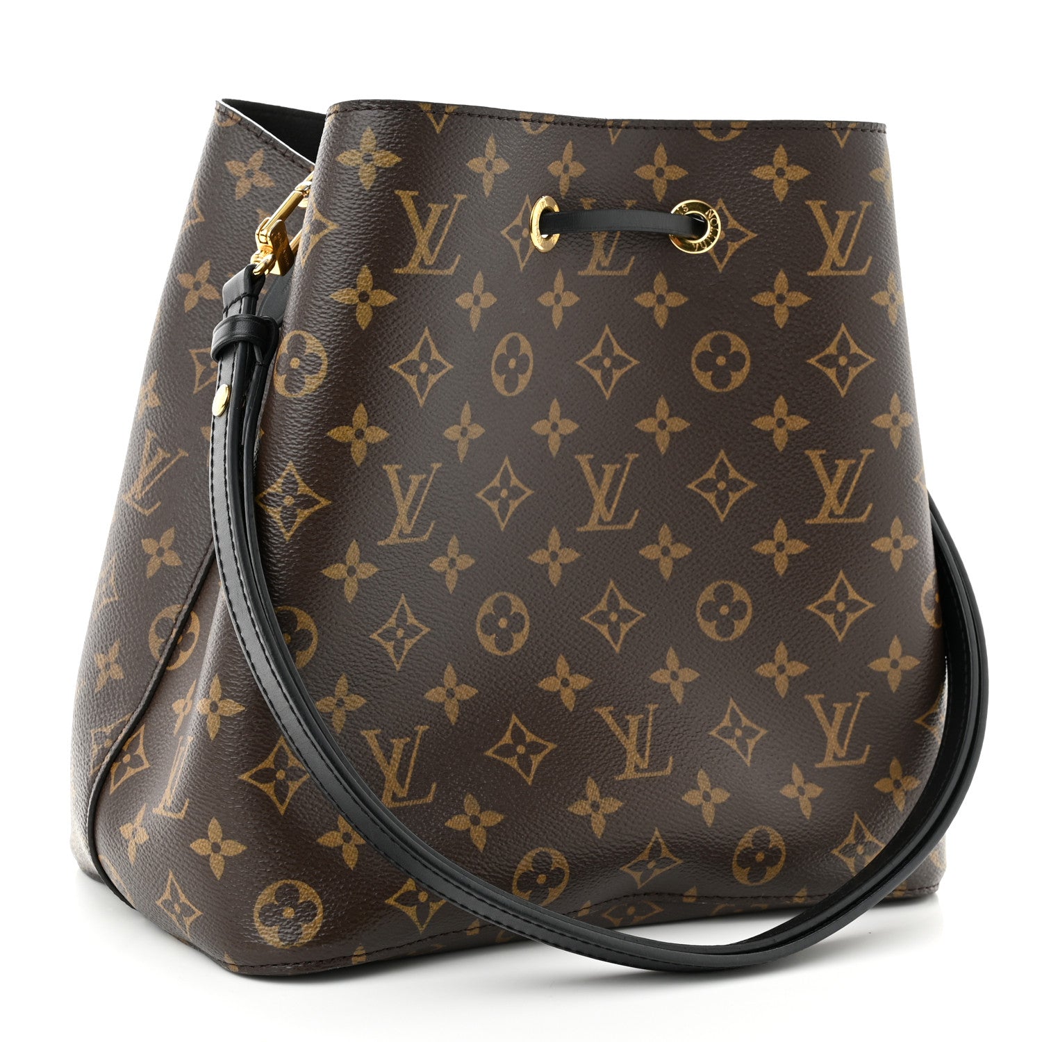 Louis Vuitton Monogram Neonoe MM Black 3 of 12