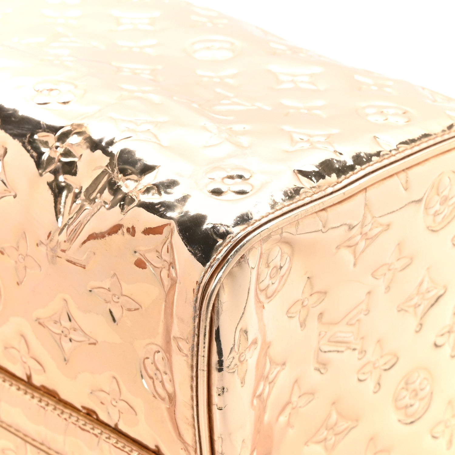 Louis Vuitton Monogram Miroir Speedy 30 Gold 9 of 11
