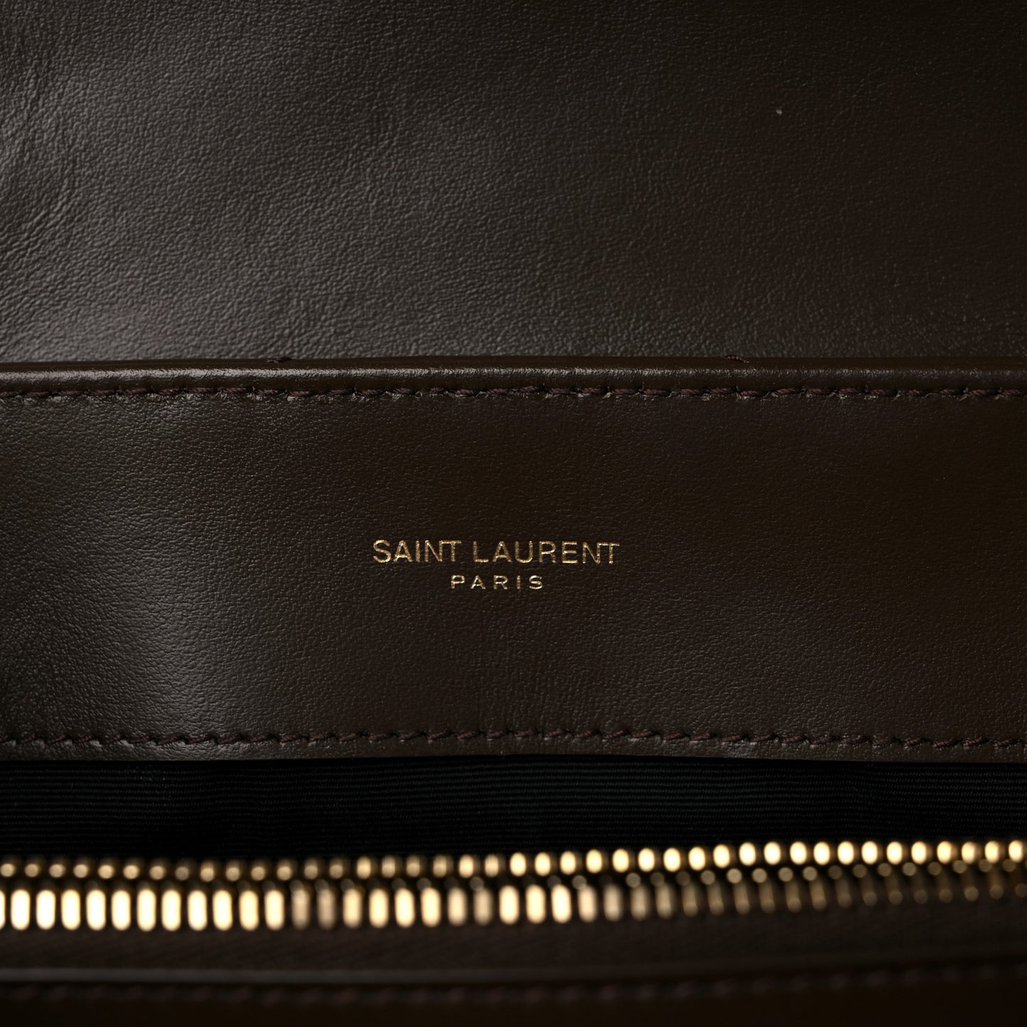 Calfskin Y Quilted Monogram Medium Loulou Chain Satchel Soil Brown