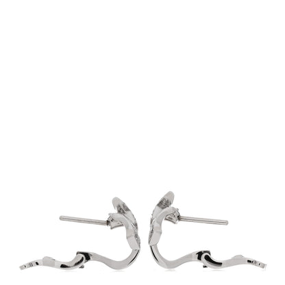 Chanel 18K White Gold Diamond Etoile Filante Earrings 3 of 5