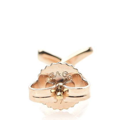 Tiffany 18K Rose Gold Mini Paloma's Graffiti X Earrings 4 of 5
