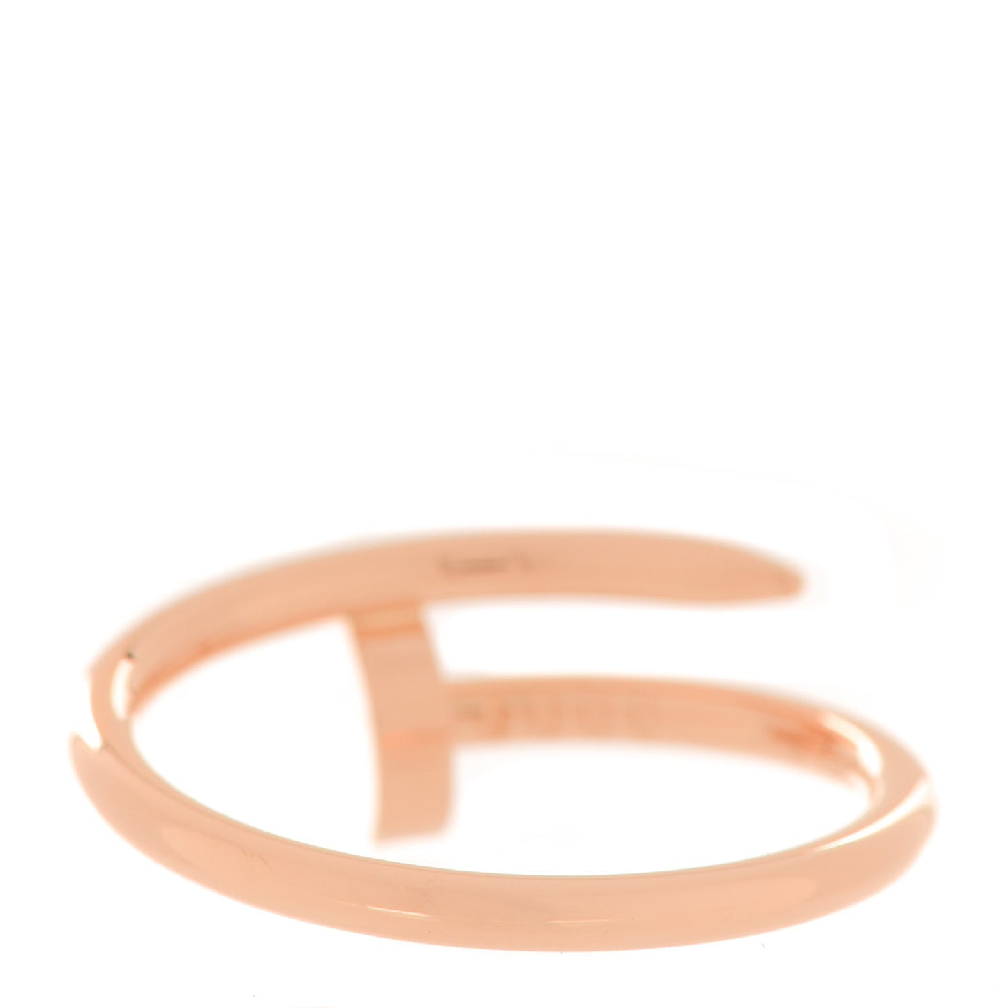 18K Pink Gold Small Juste Un Clou Ring 52 6