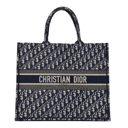 Christian Dior Oblique Book Tote Blue Multicolor 1 of 5