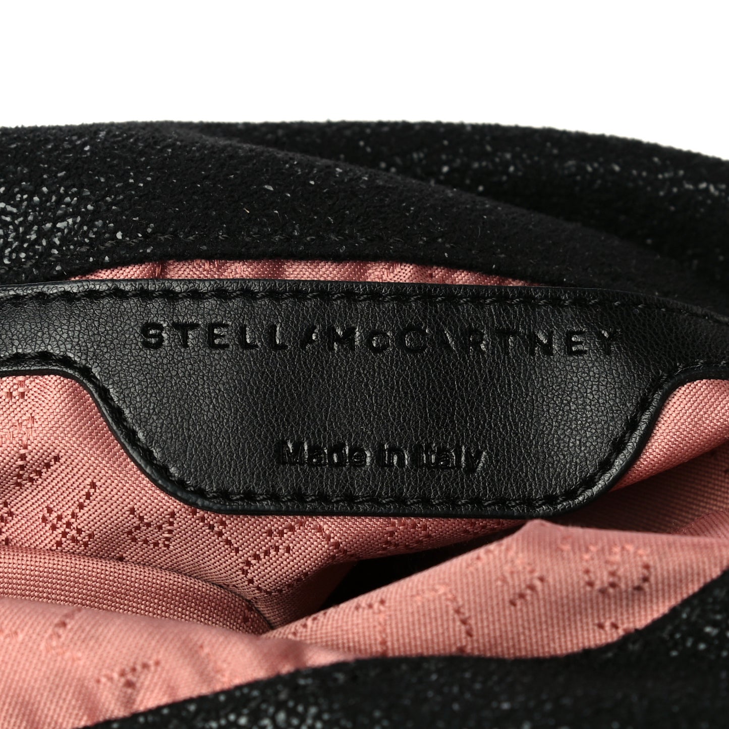 Shaggy Deer Mini Falabella Fold Over Tote Black