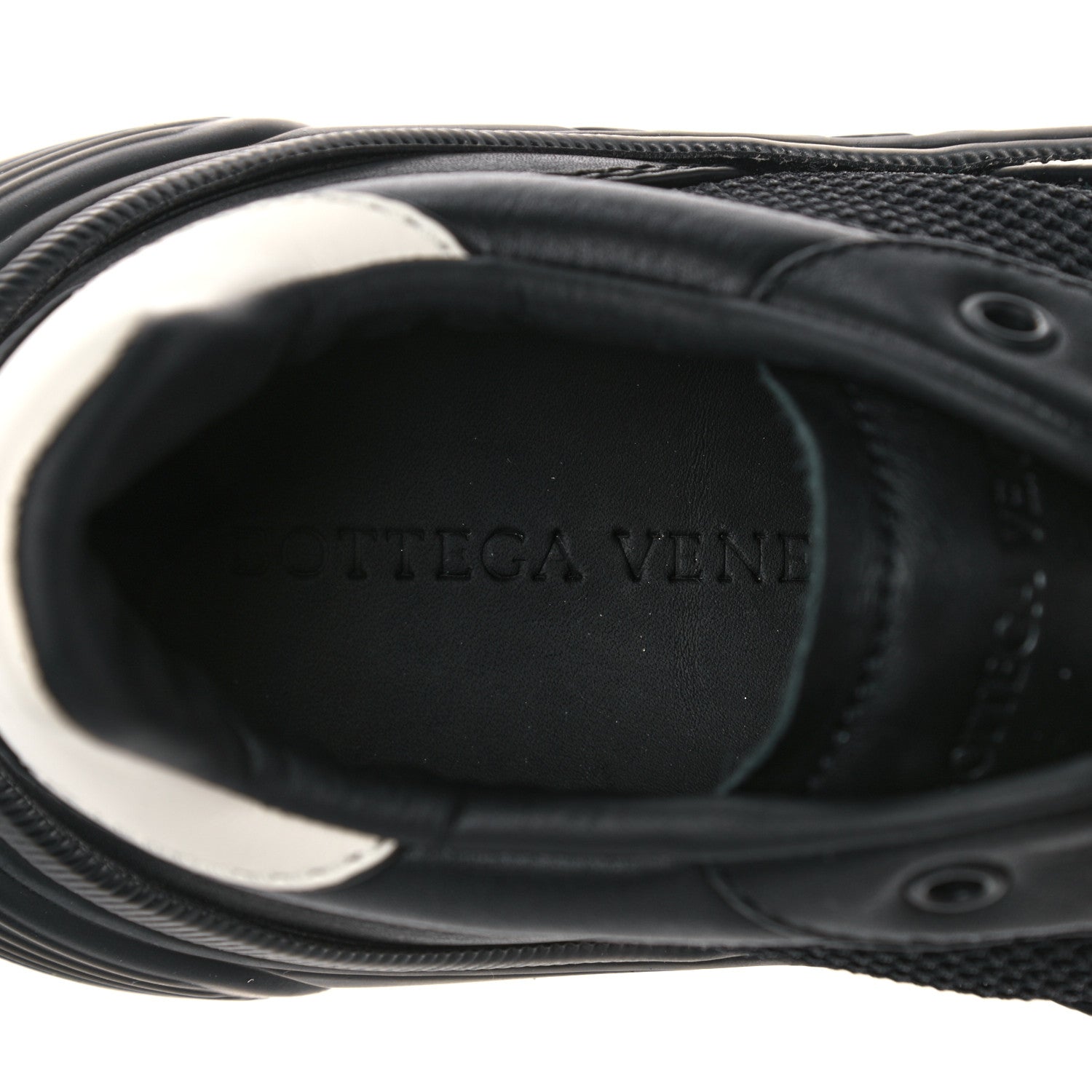 Bottega Veneta Calfskin Technical Mesh Speedster Sneakers 41 Black 7 of 8
